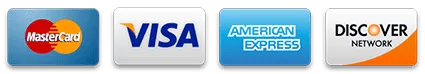 Accepted payment methods for Genius Brain Signal checkout: Visa, Mastercard, Amex, and Discover